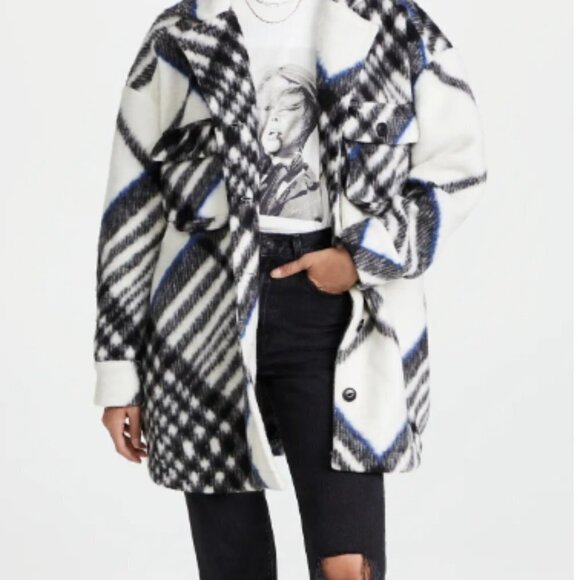 Anine Bing Oakley Jacket Oversized Shacket Size Small - Picture 2 of 10